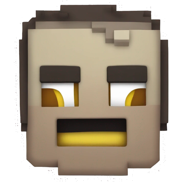 minecraft zombir head shot emoji