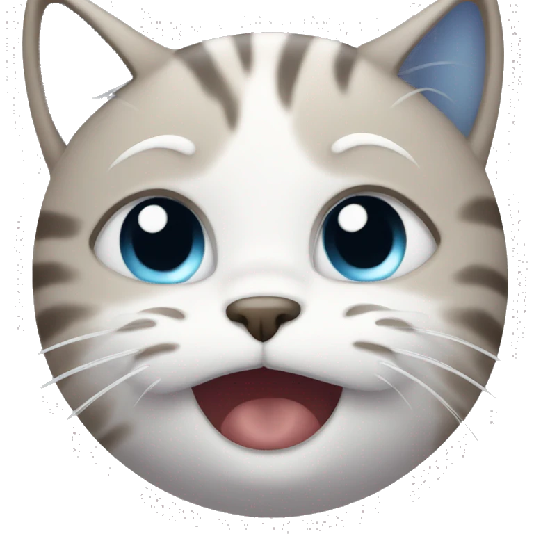 Cat crying emoji