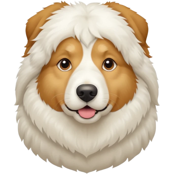 pyrenees mountain dog white emoji