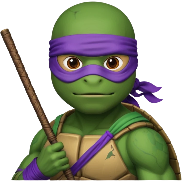 Ninja turtle Donatello emoji