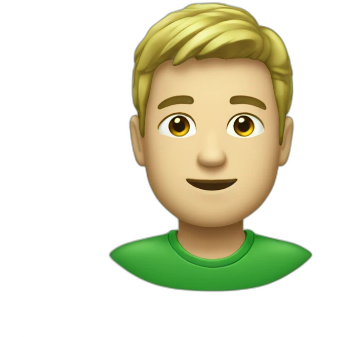 Emoji Cœur vert foncé emoji
