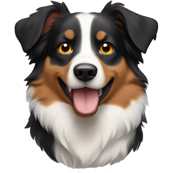 An Australian Shepard dog  emoji