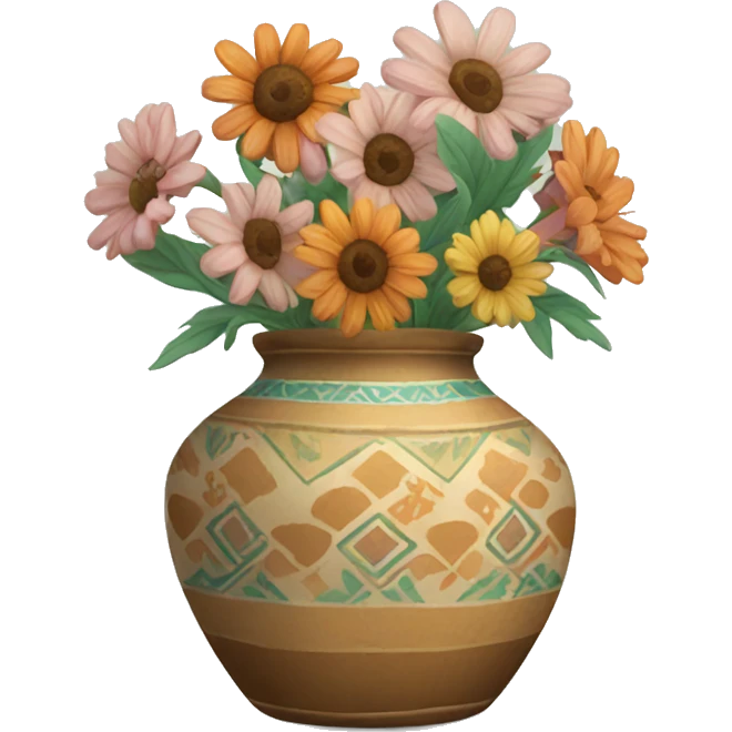 Boho vase emoji