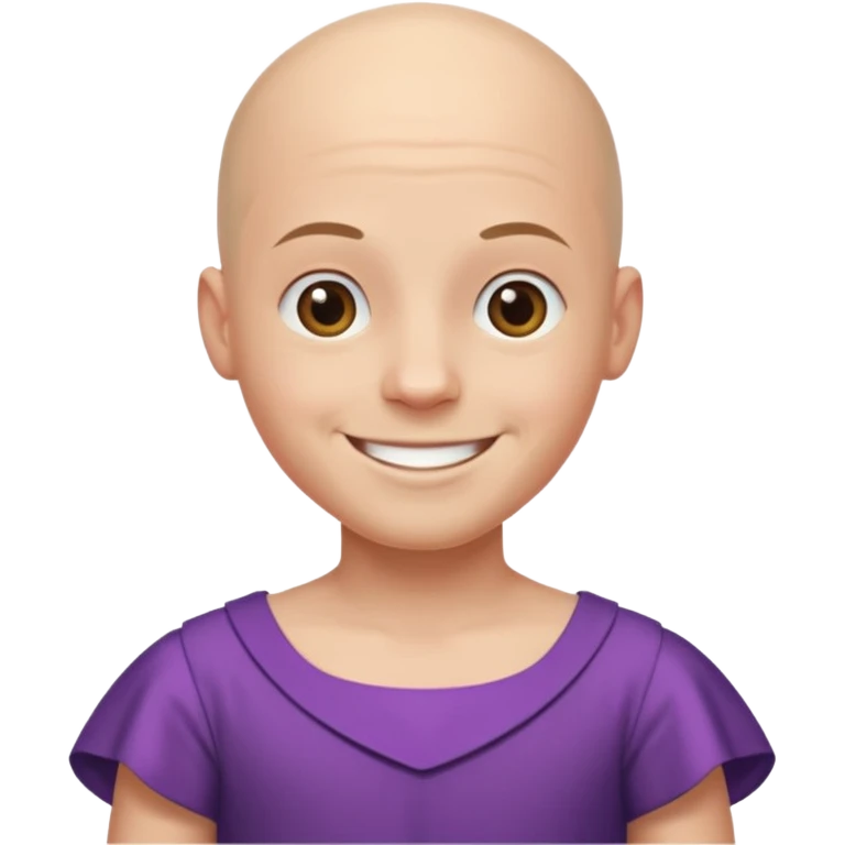 Bald boy in nice dress emoji