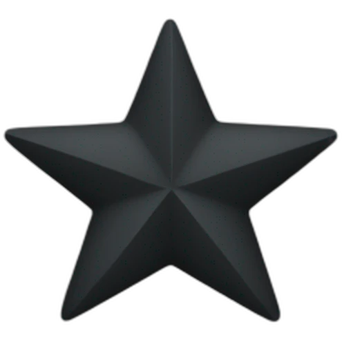 Black star emoji