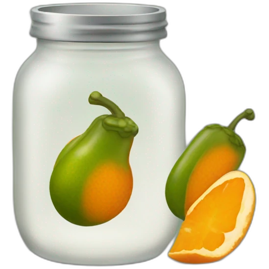 orange-pickle emoji