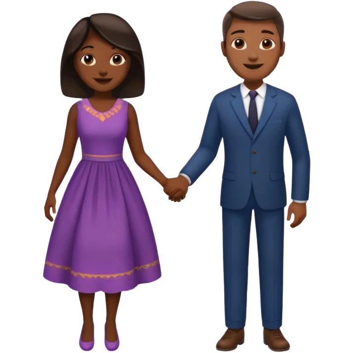 Morena passaram com o homem emoji