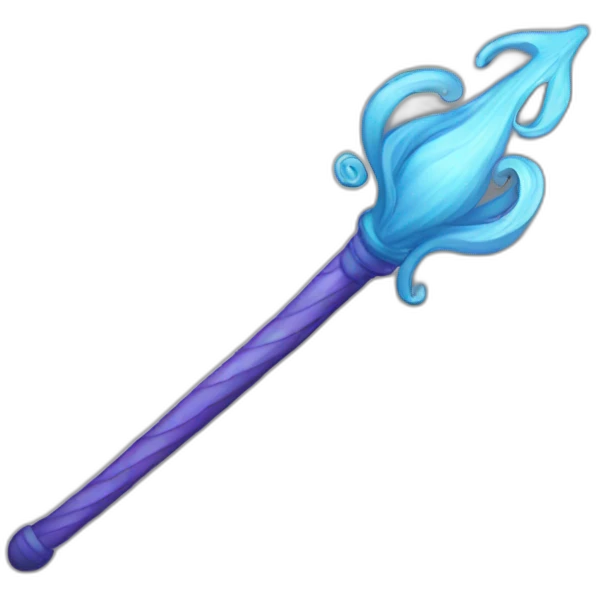 Wavy wand emoji