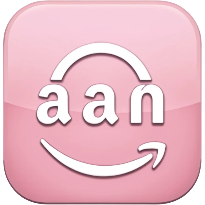 amazon prime video aesthetic logo in pastel pink emoji