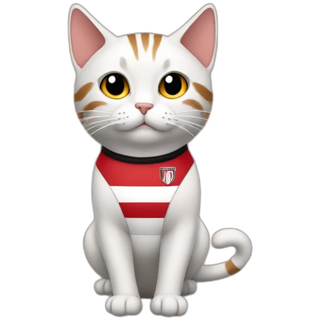cat with river plate dress emoji