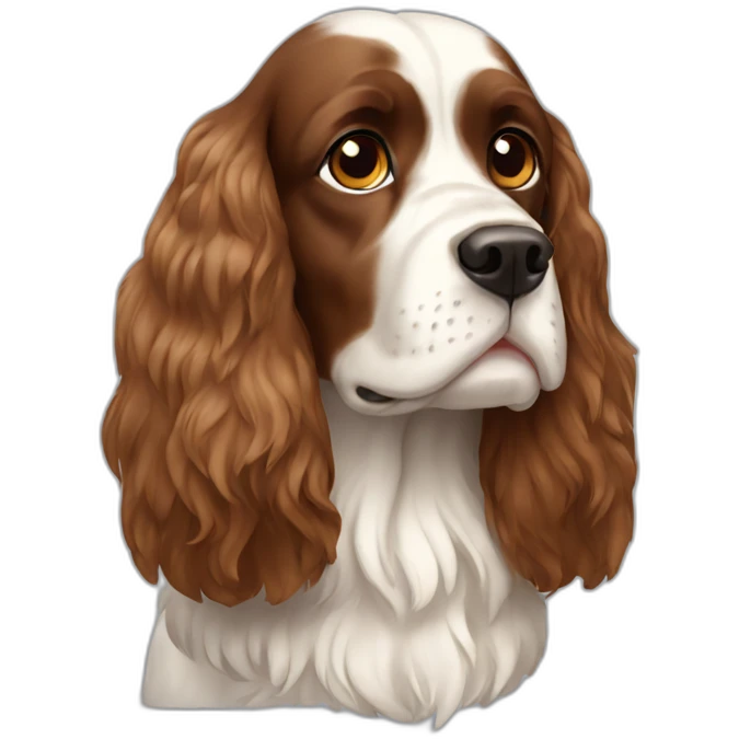Russian spaniel emoji