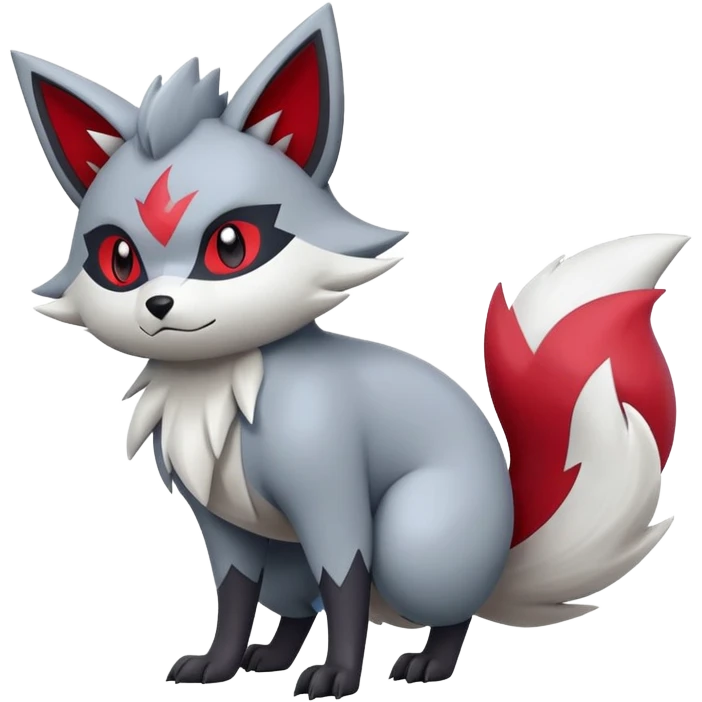 Zangoose-Zorua-hybrid (full body) emoji