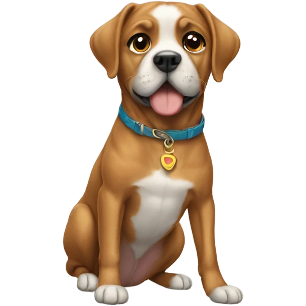Dog fashion  emoji