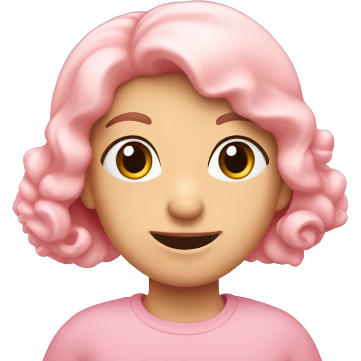Pastell rosa Herz emoji
