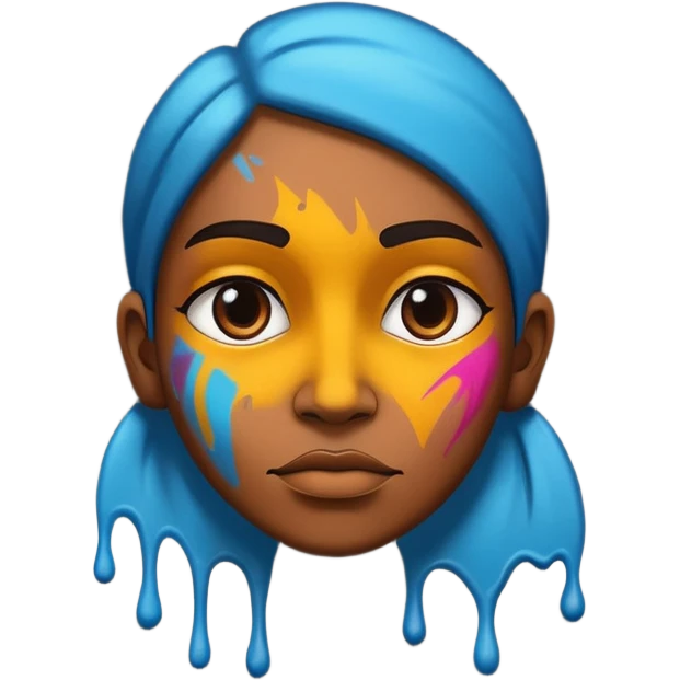 Graffit humani painting top wall emoji