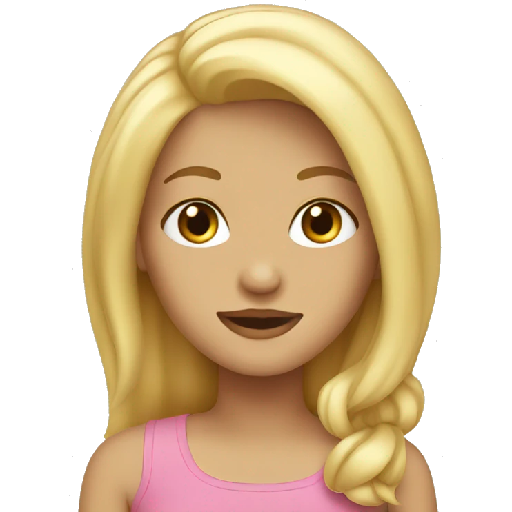 blonde girl emoji