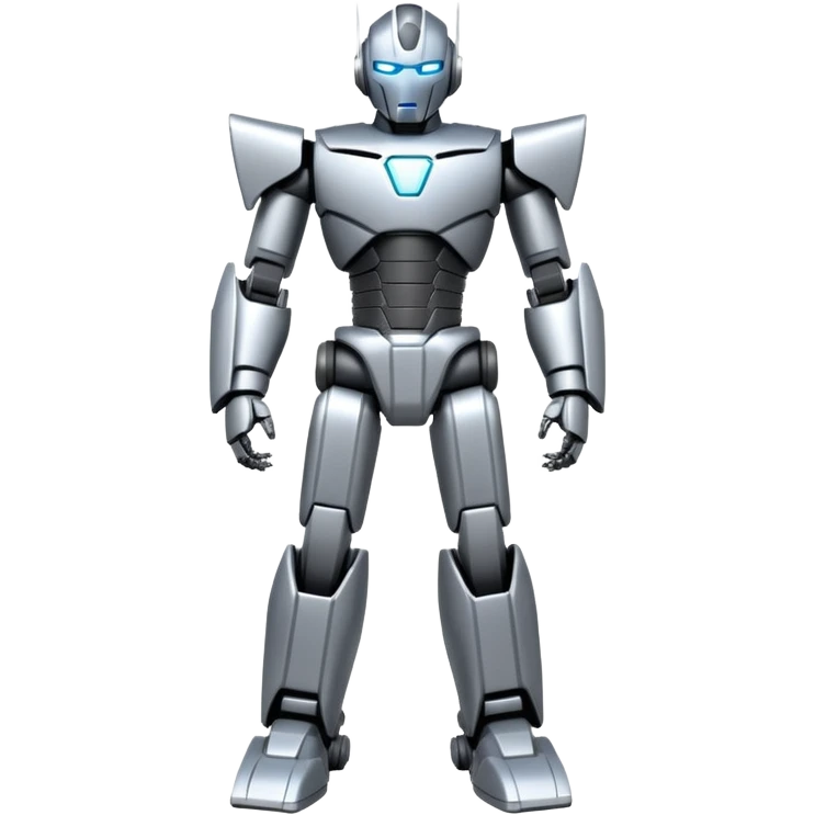 fullbody silver optimus tesla bot emoji