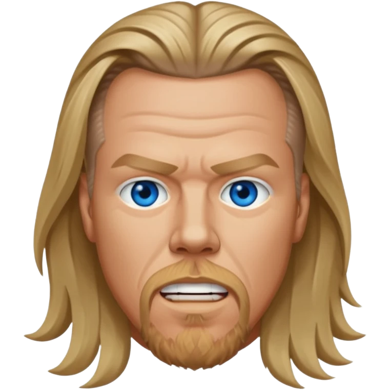 James Hetfield with blue eyes emoji