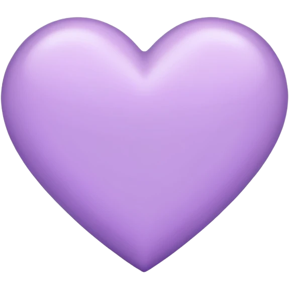 Light purple heart emoji