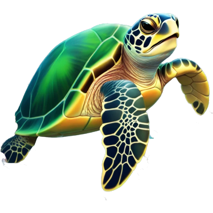 Lisa frank sea turtle  emoji