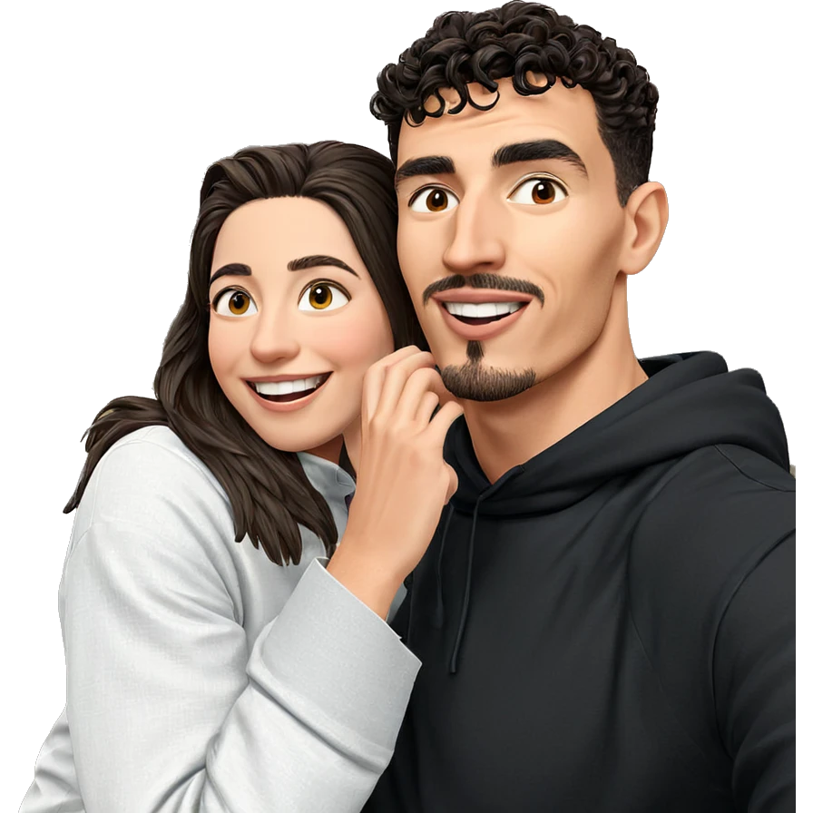 happy moment with friends emoji