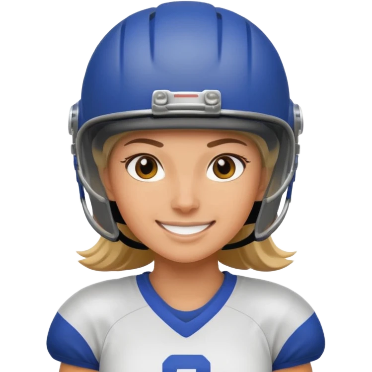 Football Players, Female player emoji