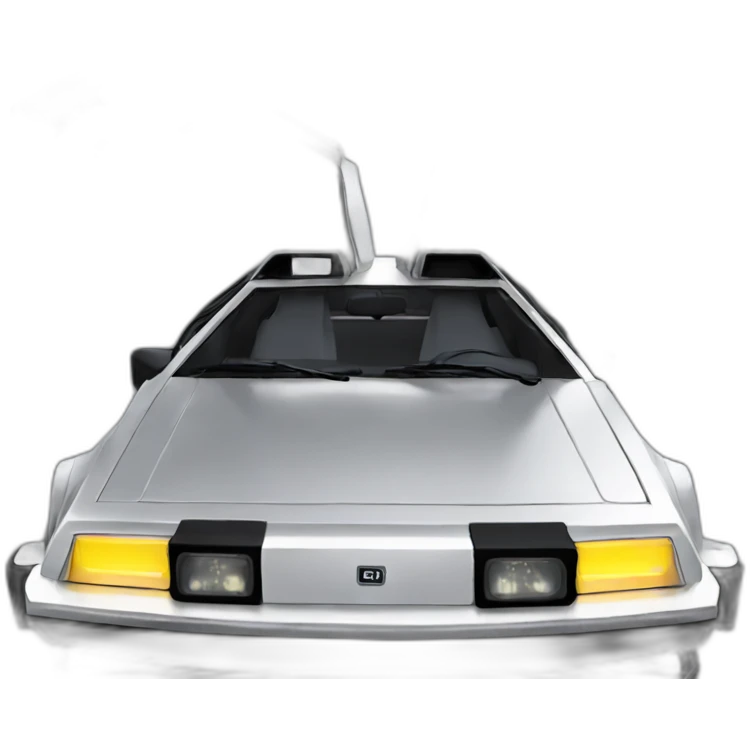 delorean emoji