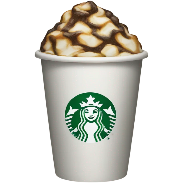 Starbucks coffee cup emoji