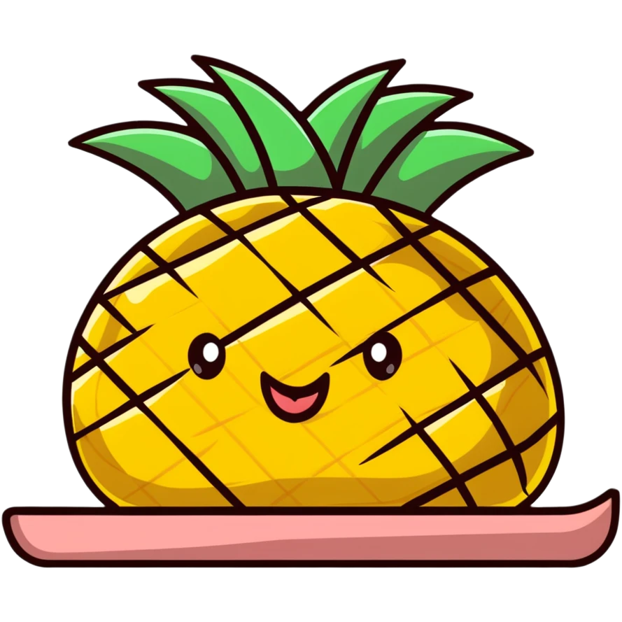 Delicious glazed ham with pineapple emoji