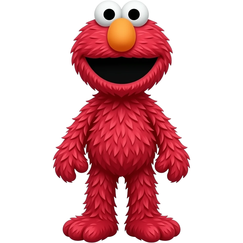 Elmo Full body/ all-elmo-noseless/ emoji