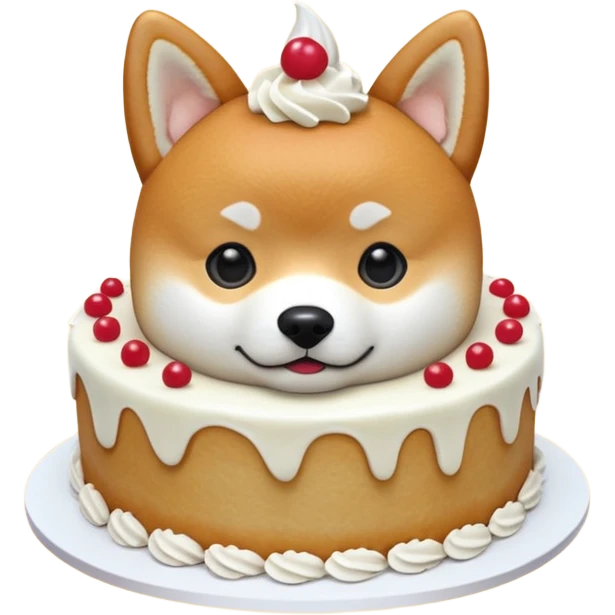 Shiba Jasper cake emoji