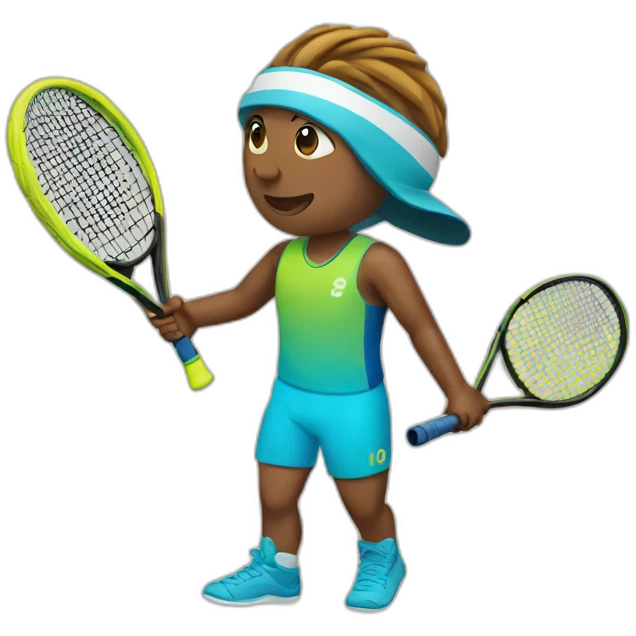 swimming tennis player emoji