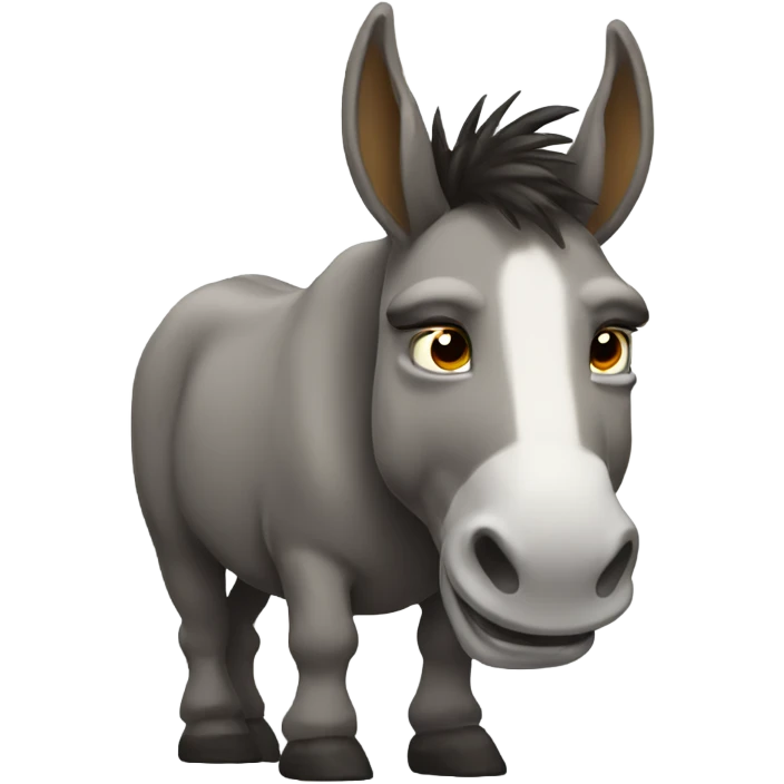 Buff donkey  emoji