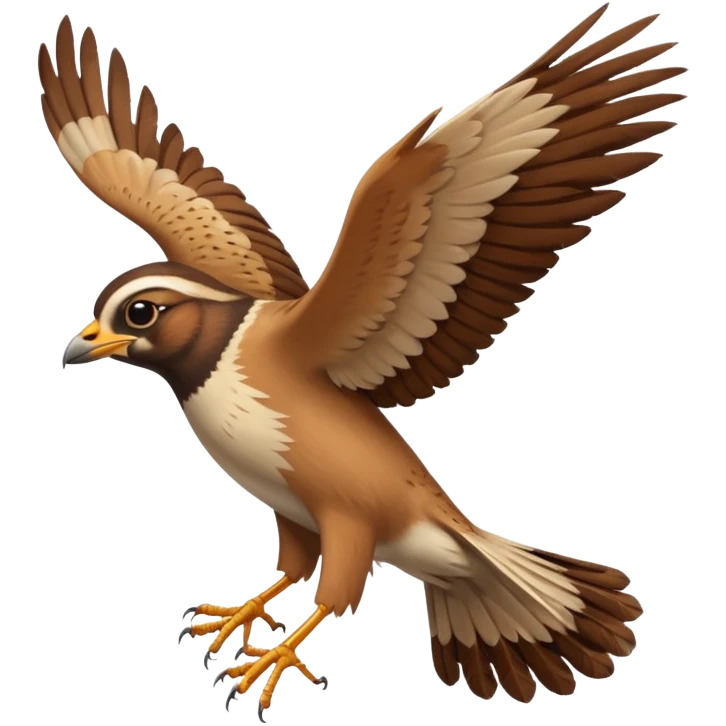 The lark flies emoji