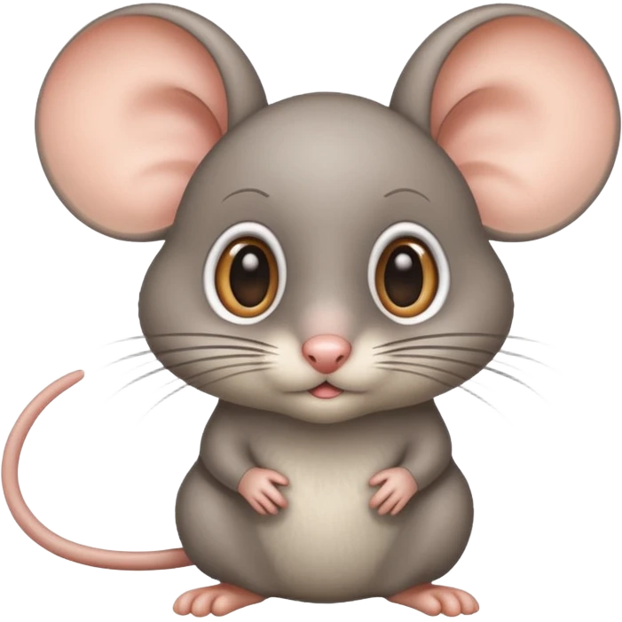 big eye mouse emoji
