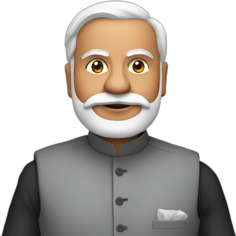 Narendra Modi gangster emoji