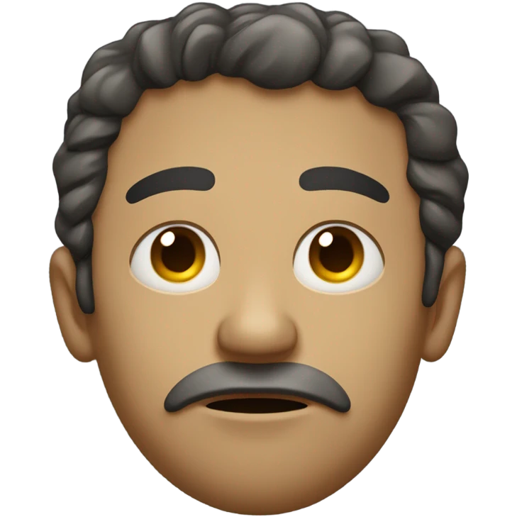 Sad man emoji