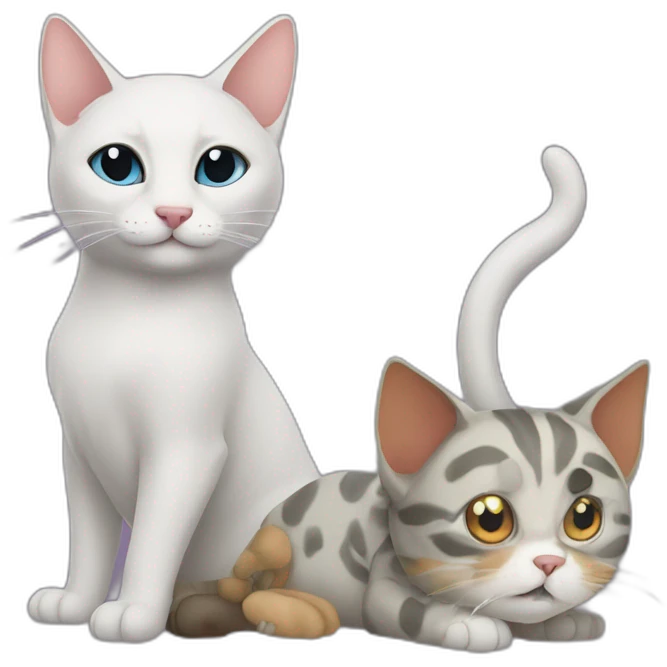 Cat mixed whis un turtel and a dog emoji