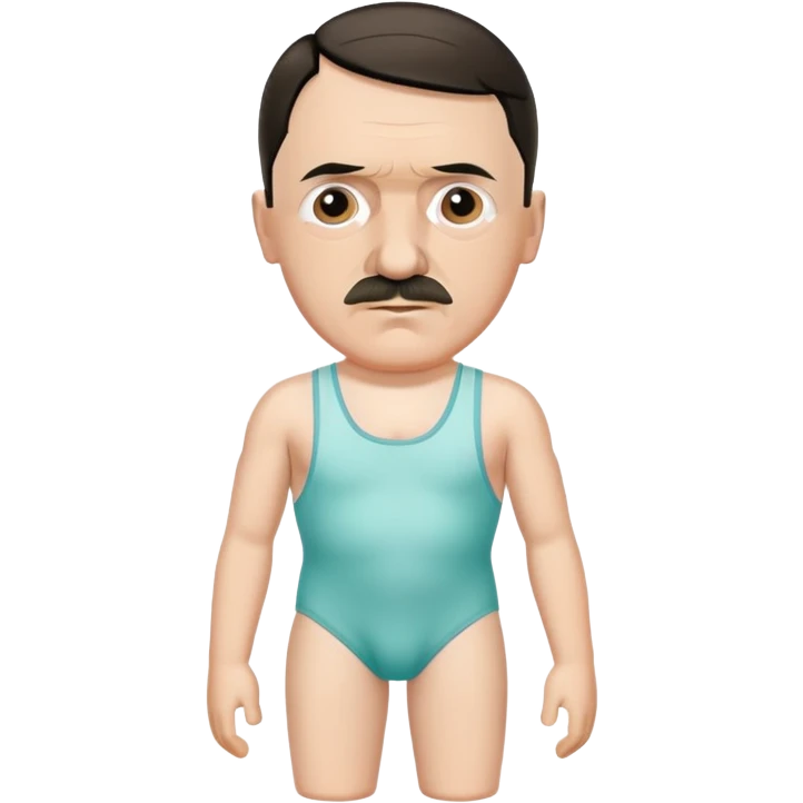 Adolf Hitler in a bathing suit emoji