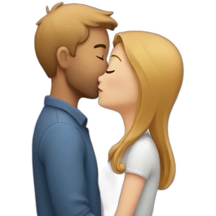 Couples kissing  emoji