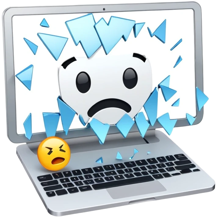 Website crash emoji