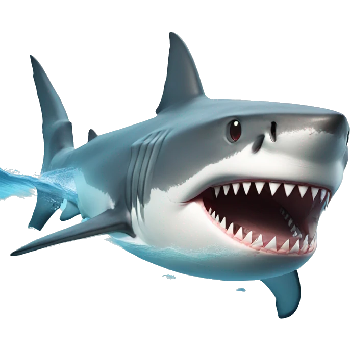 Great white shark emoji