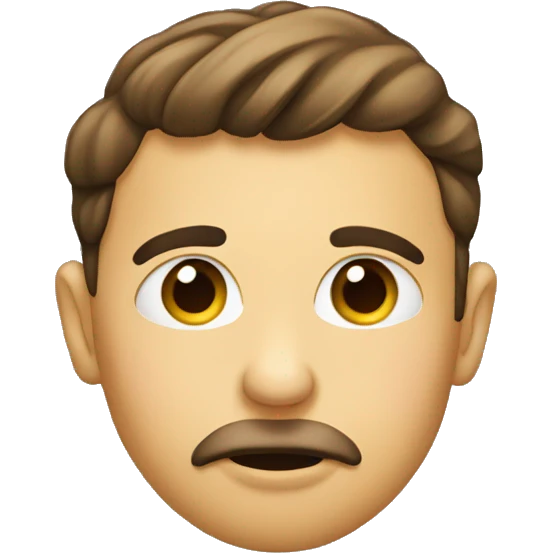 Kissing face emoji