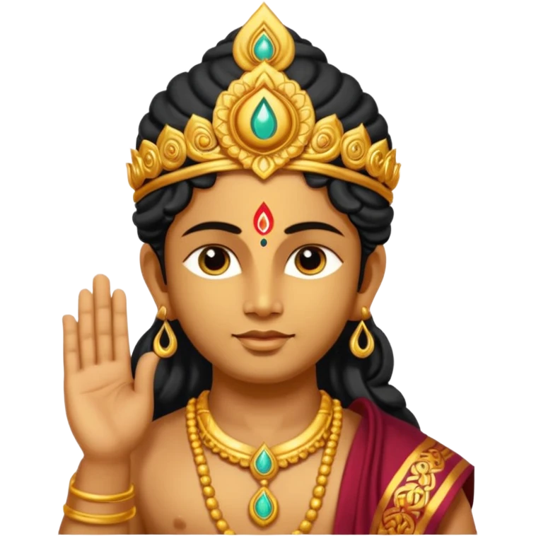 Create god murugan aum emoji