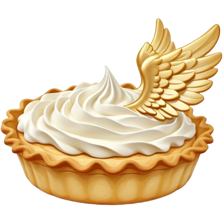 angel wing cream pie emoji