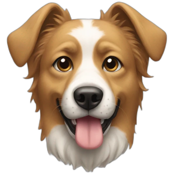 A dog high fivinf emoji