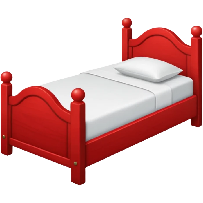 single red bed emoji