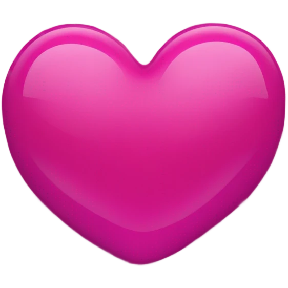 Fuschia heart emoji