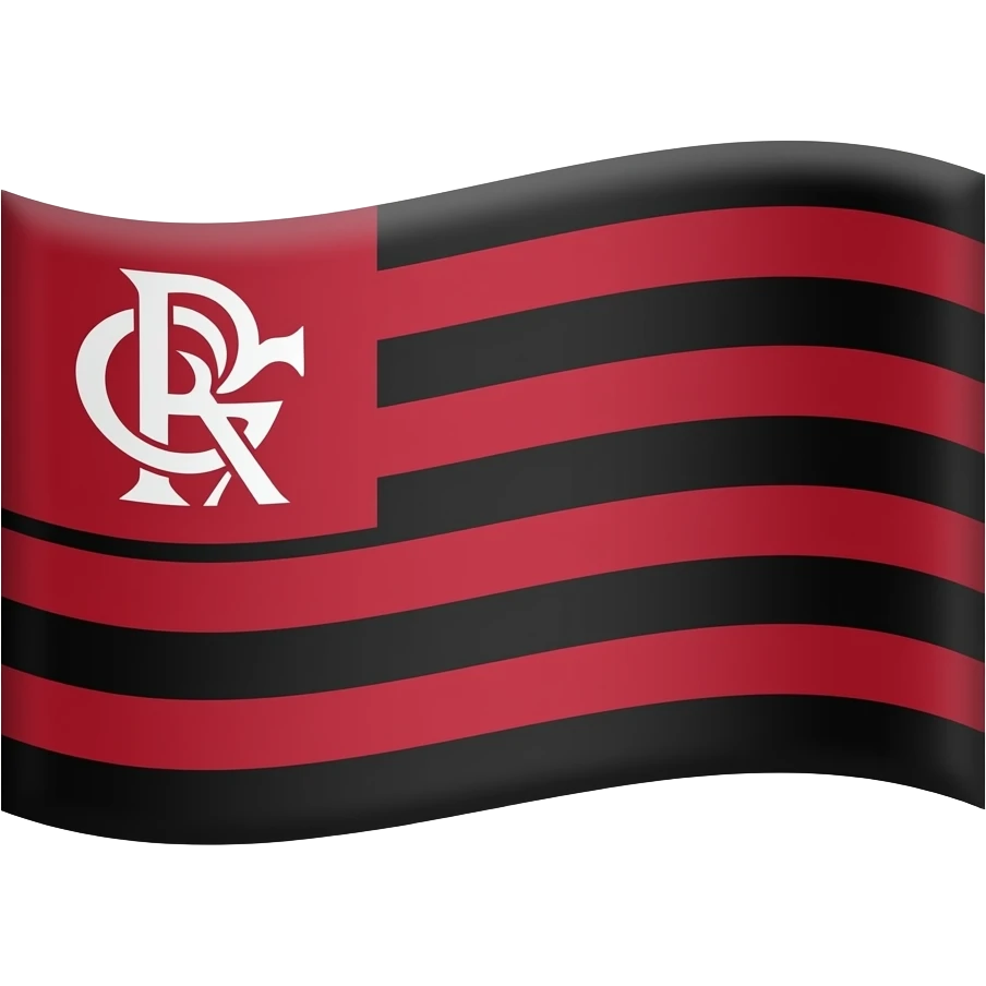 omoji make it like the flamengo regular soccer flag emoji