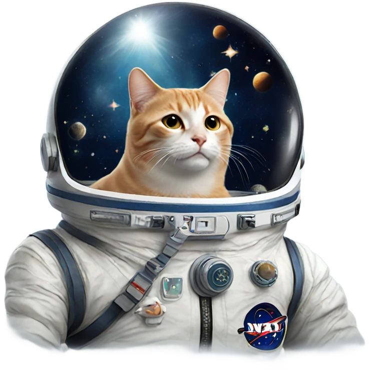 Cat in space emoji